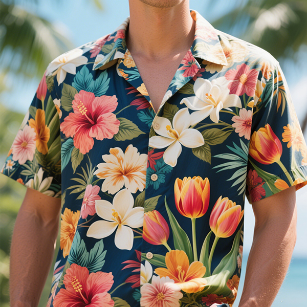 custom printed hawaiian shirt