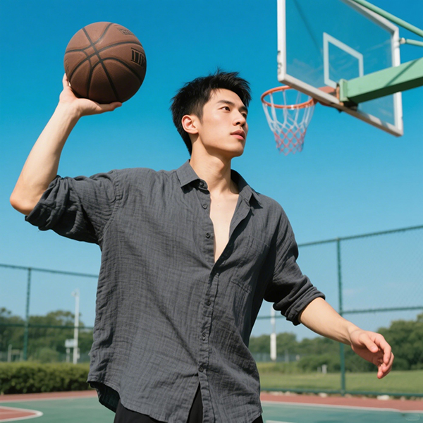 half sleeve linen shirt
