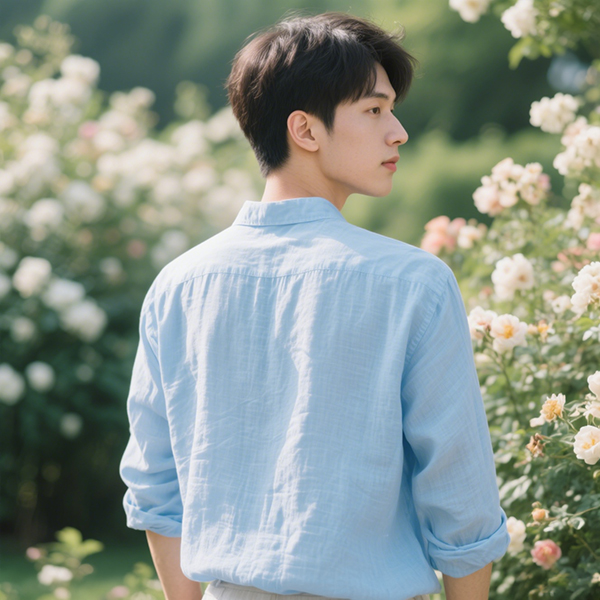 long sleeve linen shirt