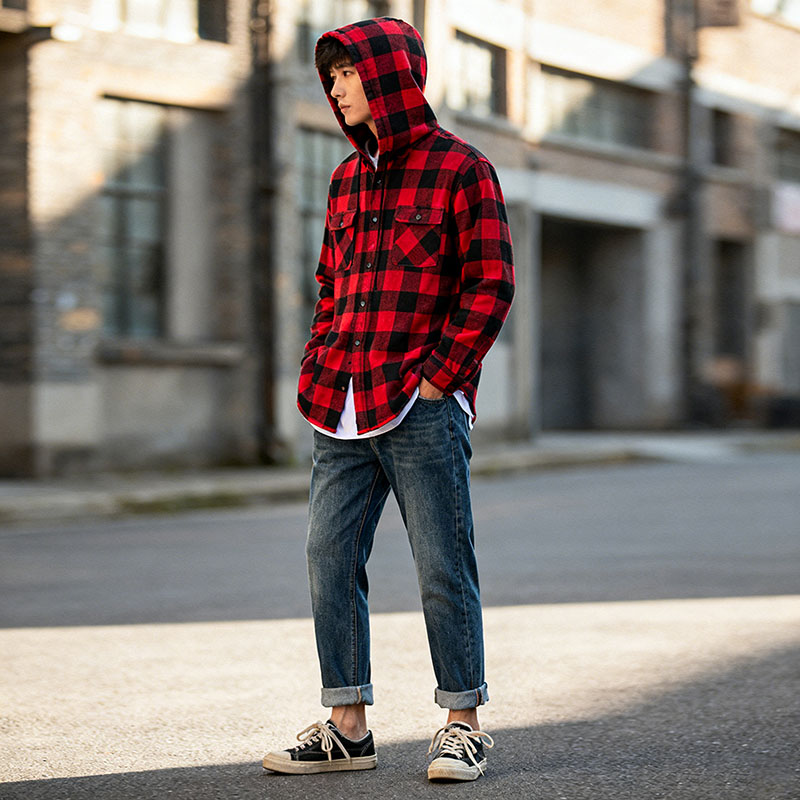 fashion flannel shirt