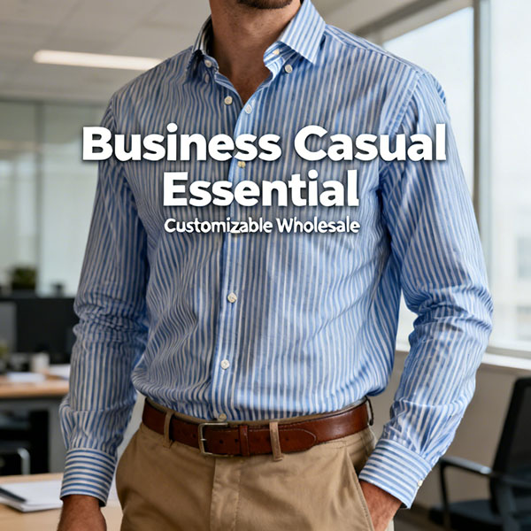 Eco-Friendly and Stylish: Sustainable Fashion with a Striped Poplin Shirt