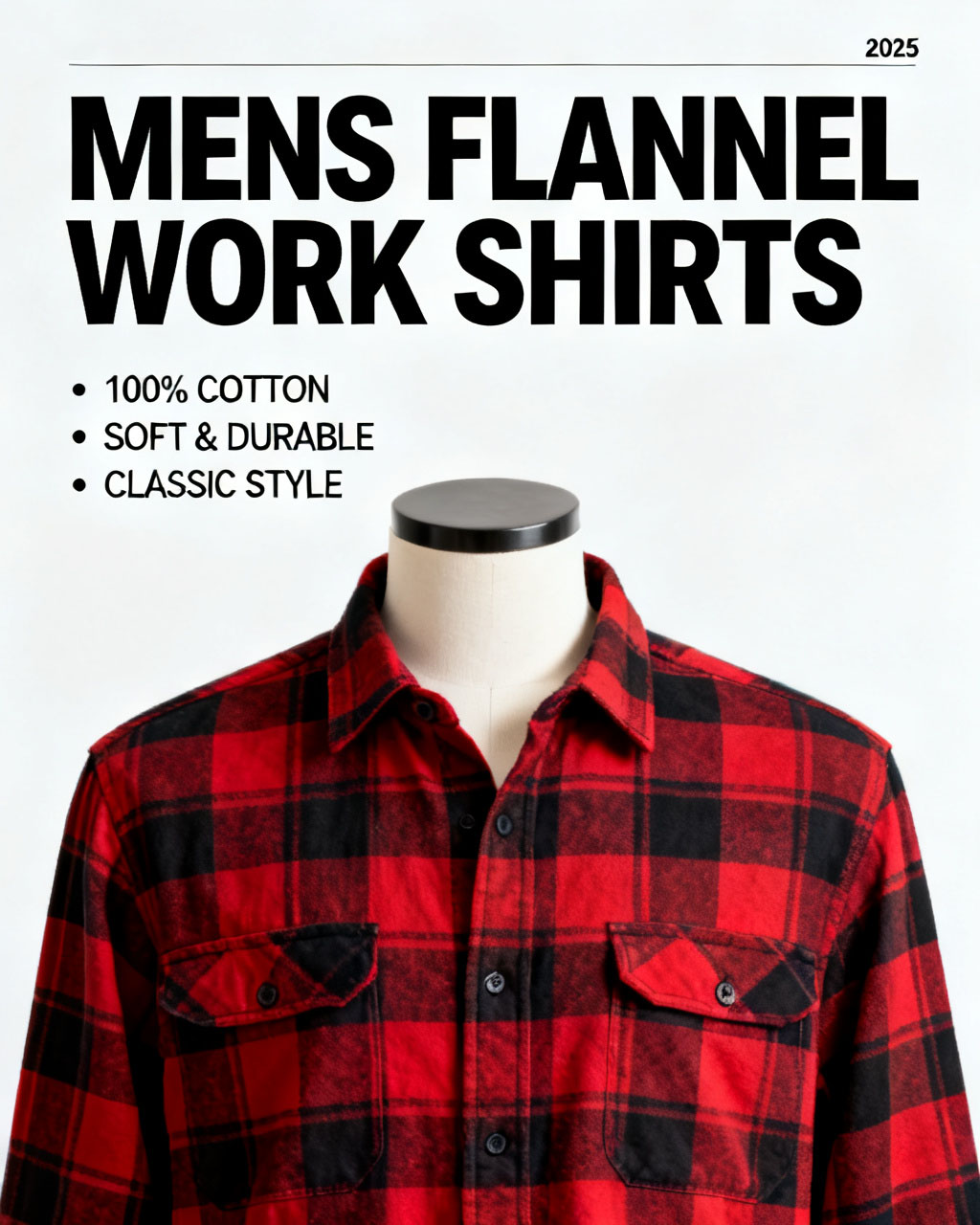 classic checker flannel shirt