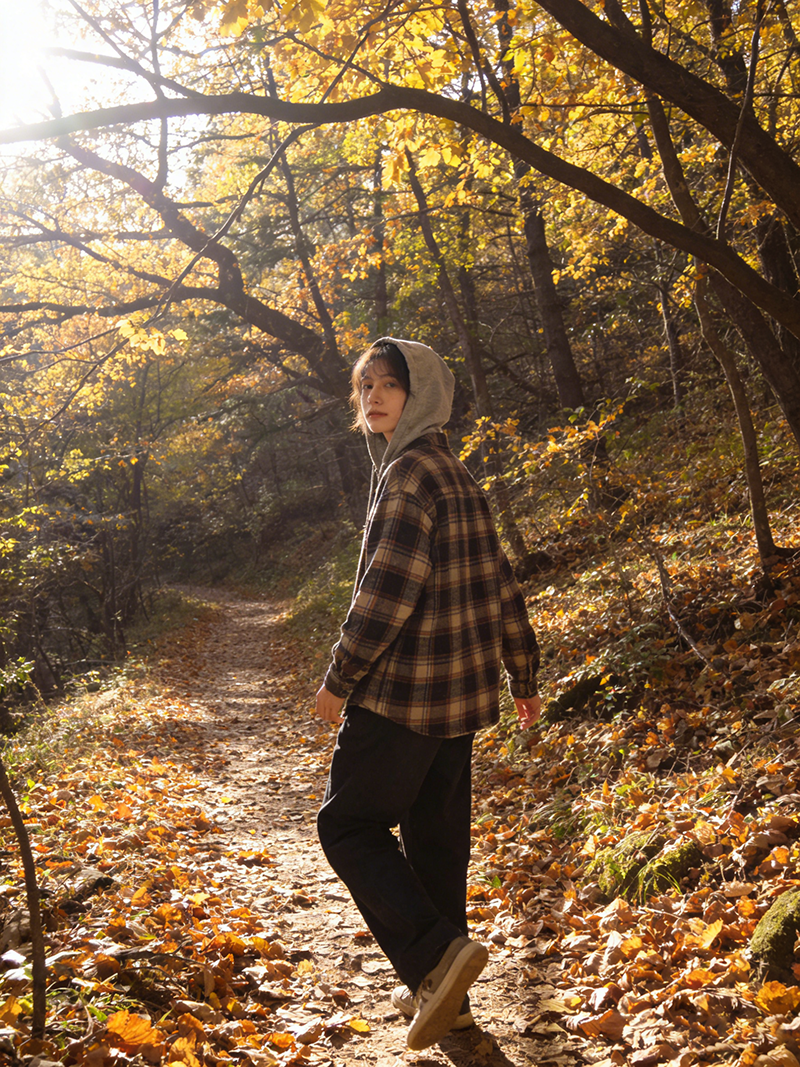 casual flannel shirt