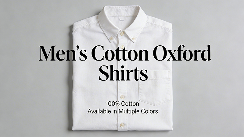 men's cotton oxford shirts